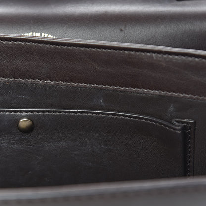 Gucci Calfskin Medium 1973 Shoulder Flap Bag Dark Brown 11 of 23