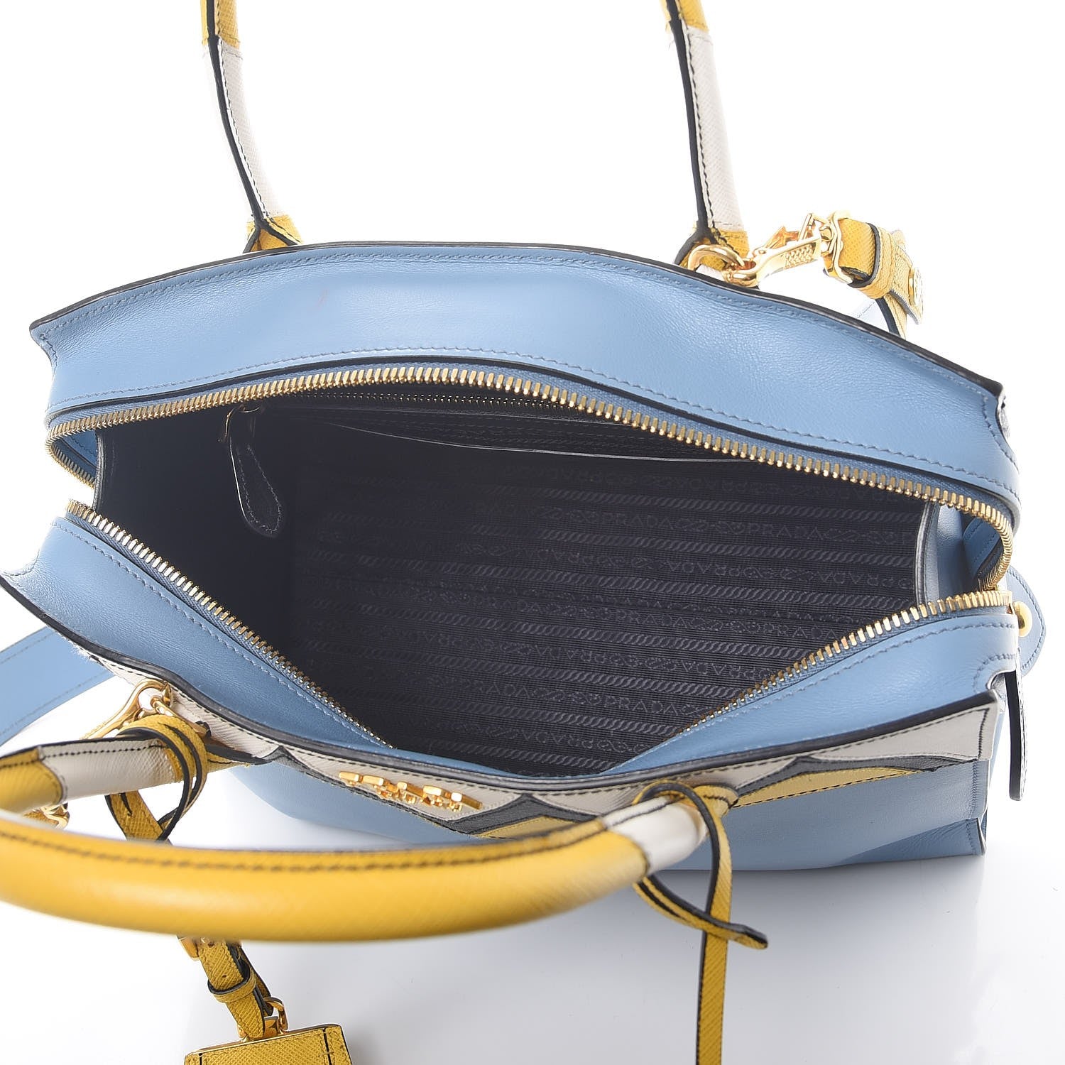 Prada City Calf Saffiano Medium Esplanade Tote Astrale Soleil 5 of 9