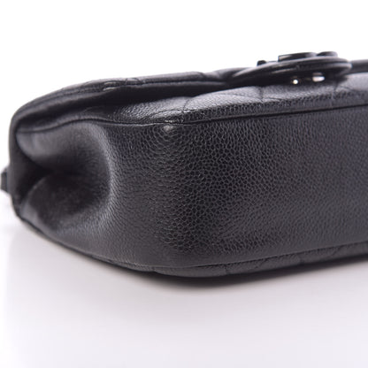 Chanel Caviar Quilted Incognito Mini Square Flap Black 9 of 11