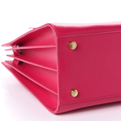 Saint Laurent Calfskin Small Sac De Jour Lipstick Fuchsia 7 of 11