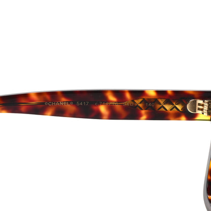 Chanel Acetate Square Sunglasses 5417 Tortoise 6 of 8