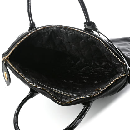 Louis Vuitton Monogram Nylon Desire Lockit Vertical MM Black 4 of 4
