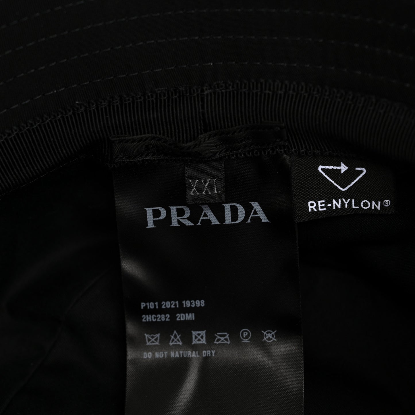 Re-Nylon Mens Multifunctional Bucket Hat XXL Black