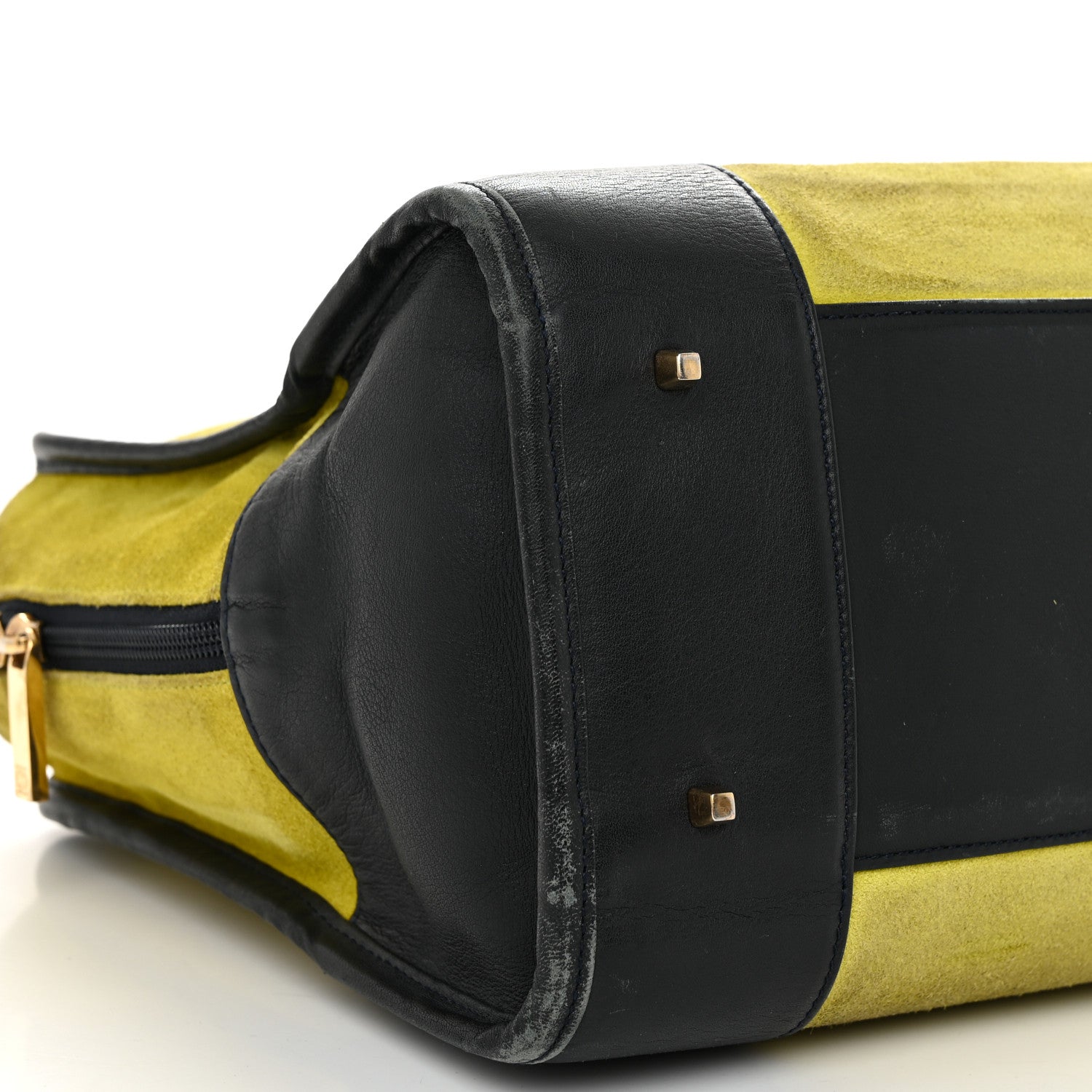 Loewe Suede Calfskin Amazona Yellow Black 8 of 11