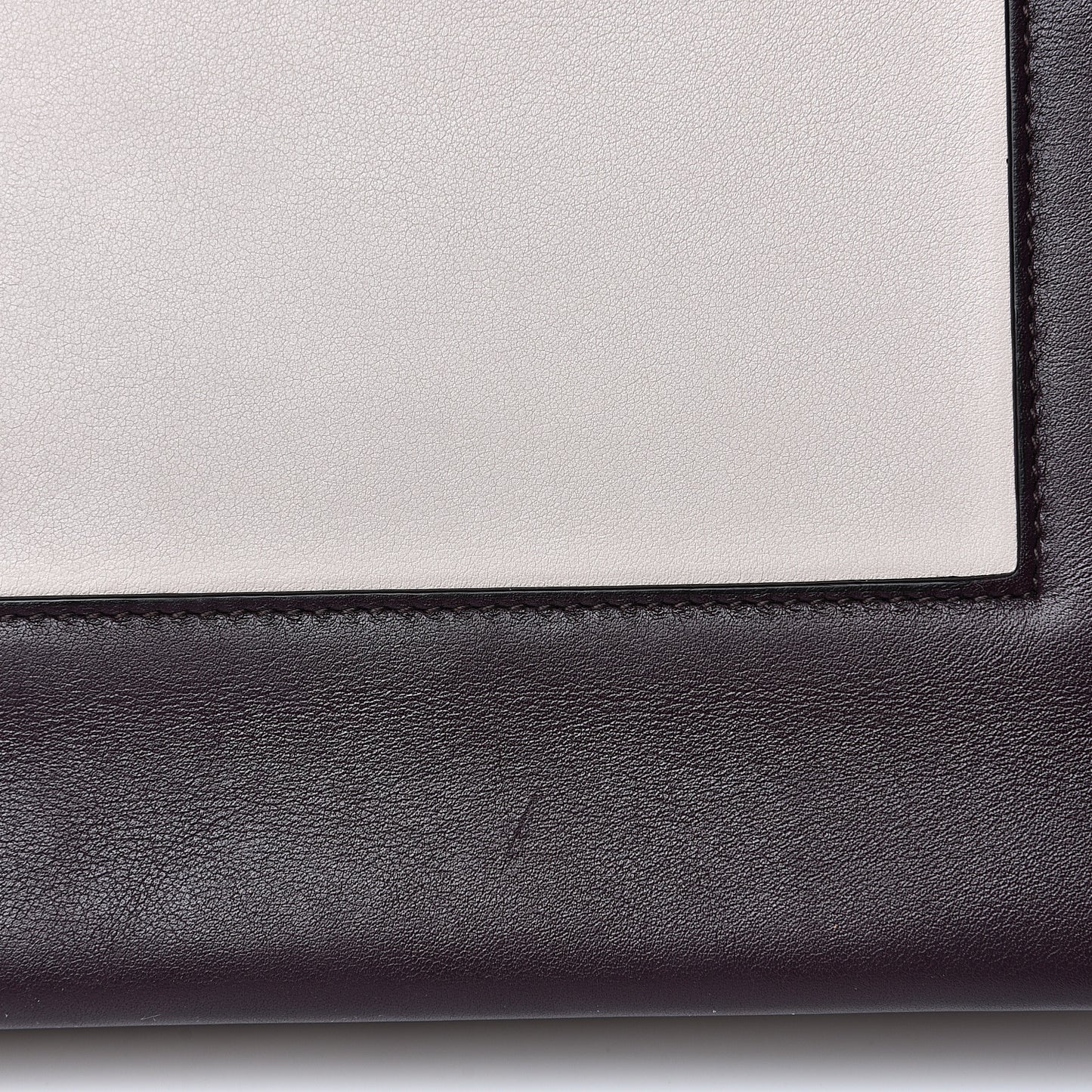 Shiny Smooth Calfskin Medium Frame Shoulder Bag Velvet Desert