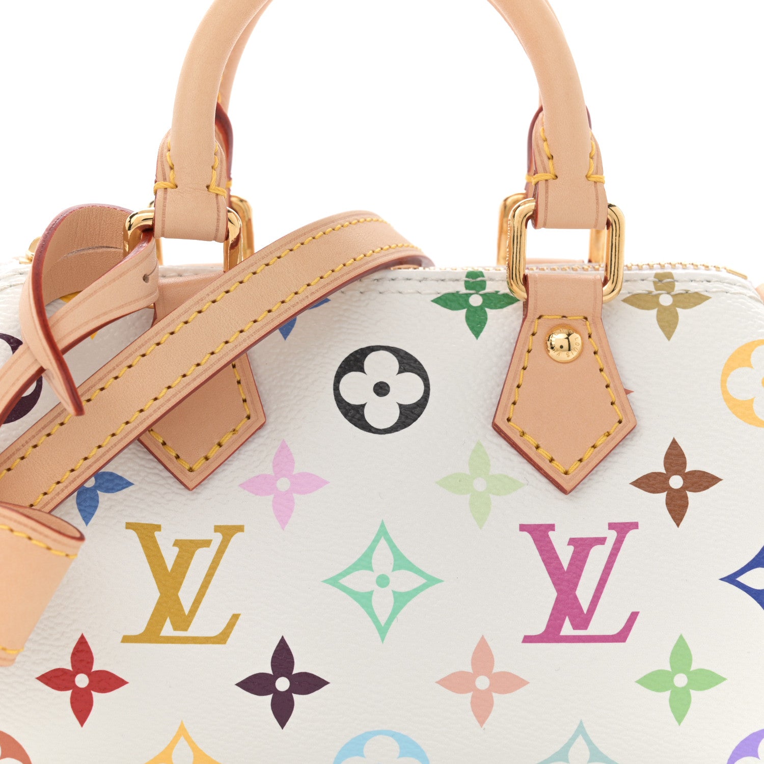 Louis Vuitton LV X TM Monogram Multicolor Nano Speedy White 7 of 10