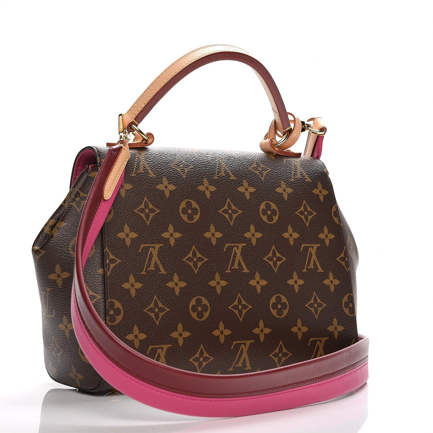Monogram Cluny BB Bordeaux Fuchsia