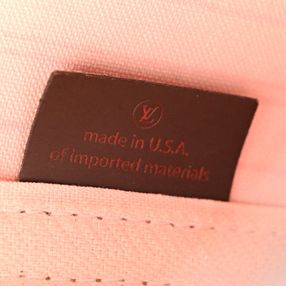 Louis Vuitton Damier Ebene Neo Neverfull MM Rose Ballerine 8 of 19