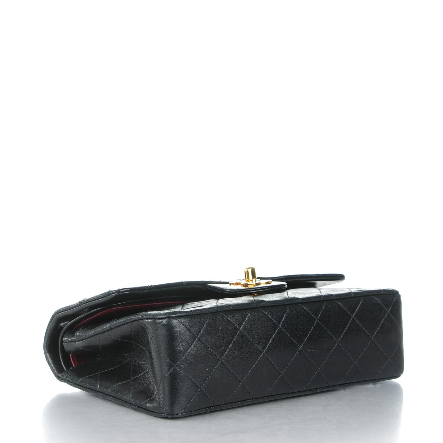 Chanel Lambskin Quilted Small Double Flap Black 4 of 8