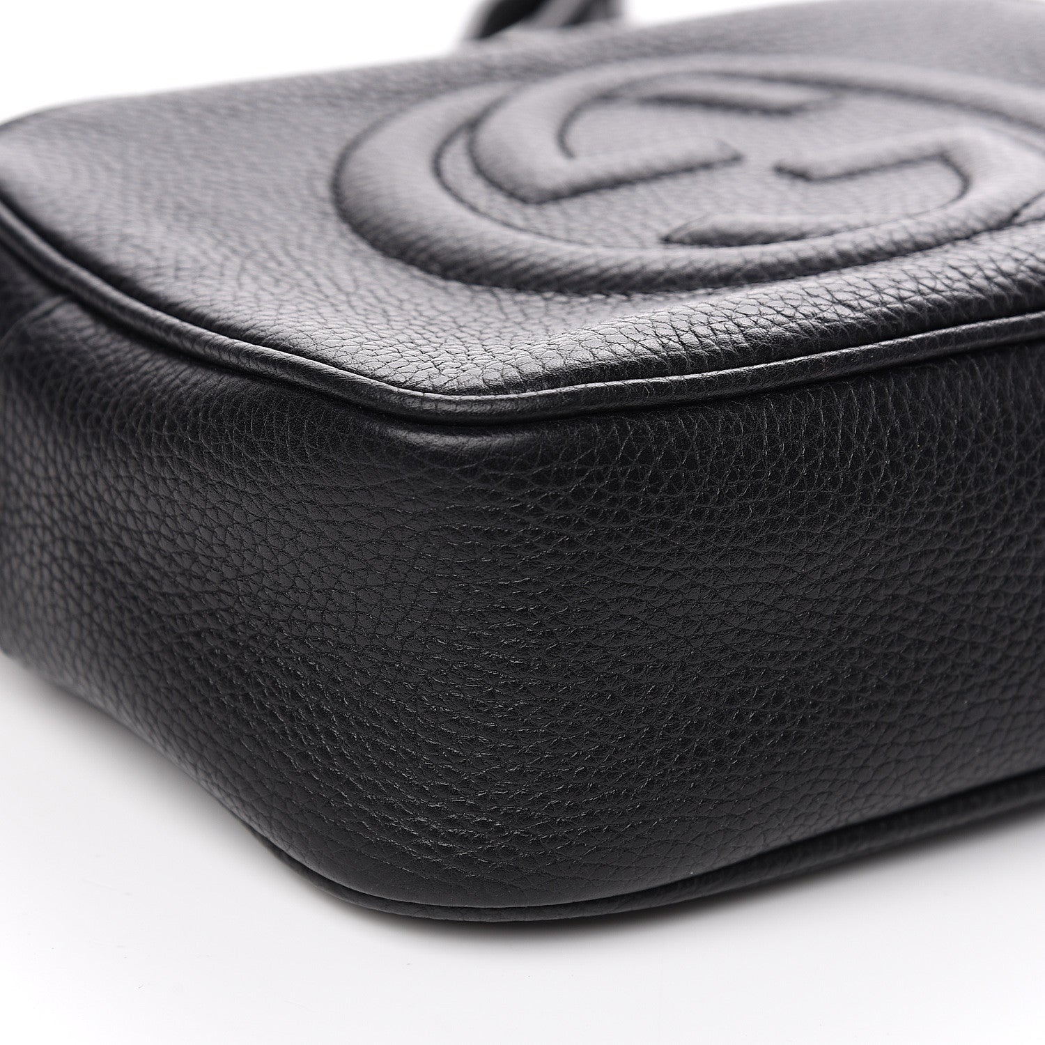 Gucci Pebbled Calfskin Small Soho Disco Bag Black 7 of 9