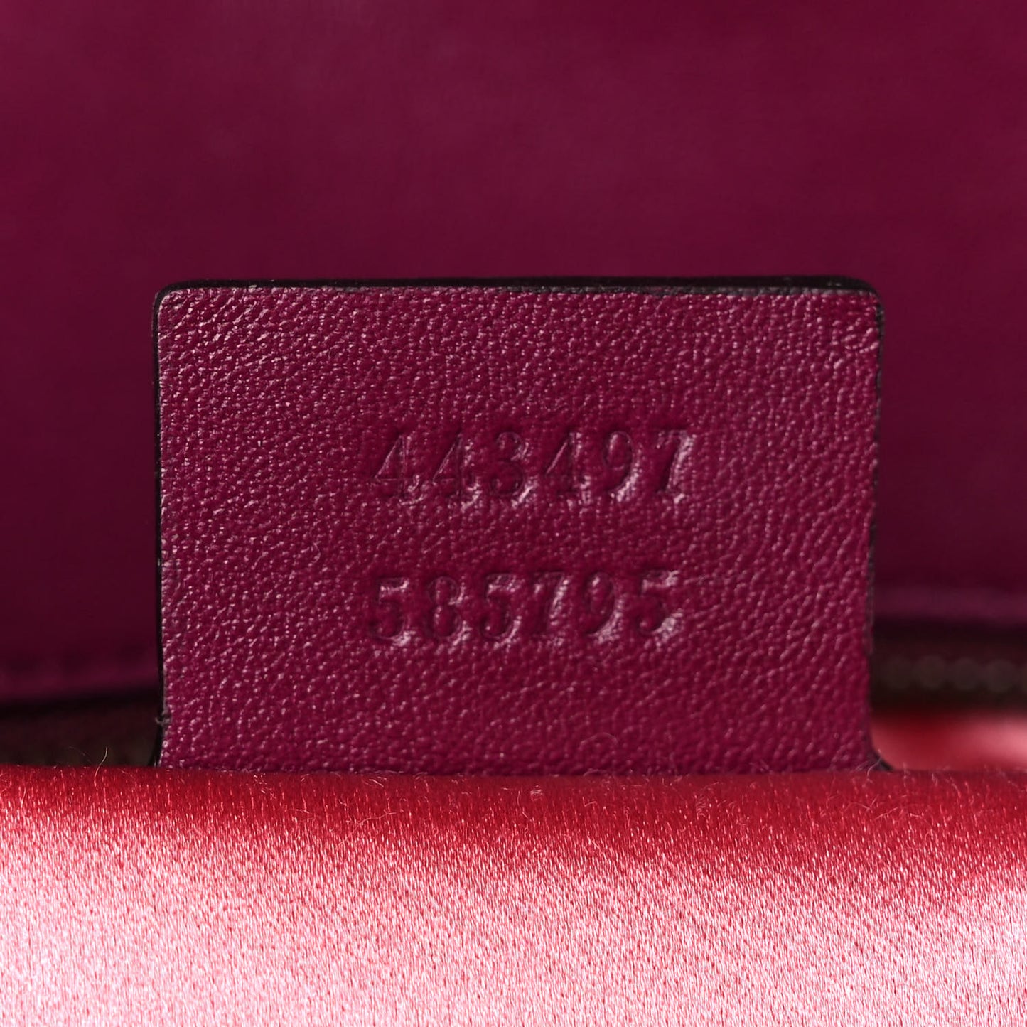 Velvet Matelasse Small GG Marmont Shoulder Bag Fuchsia Violet Cyclamen