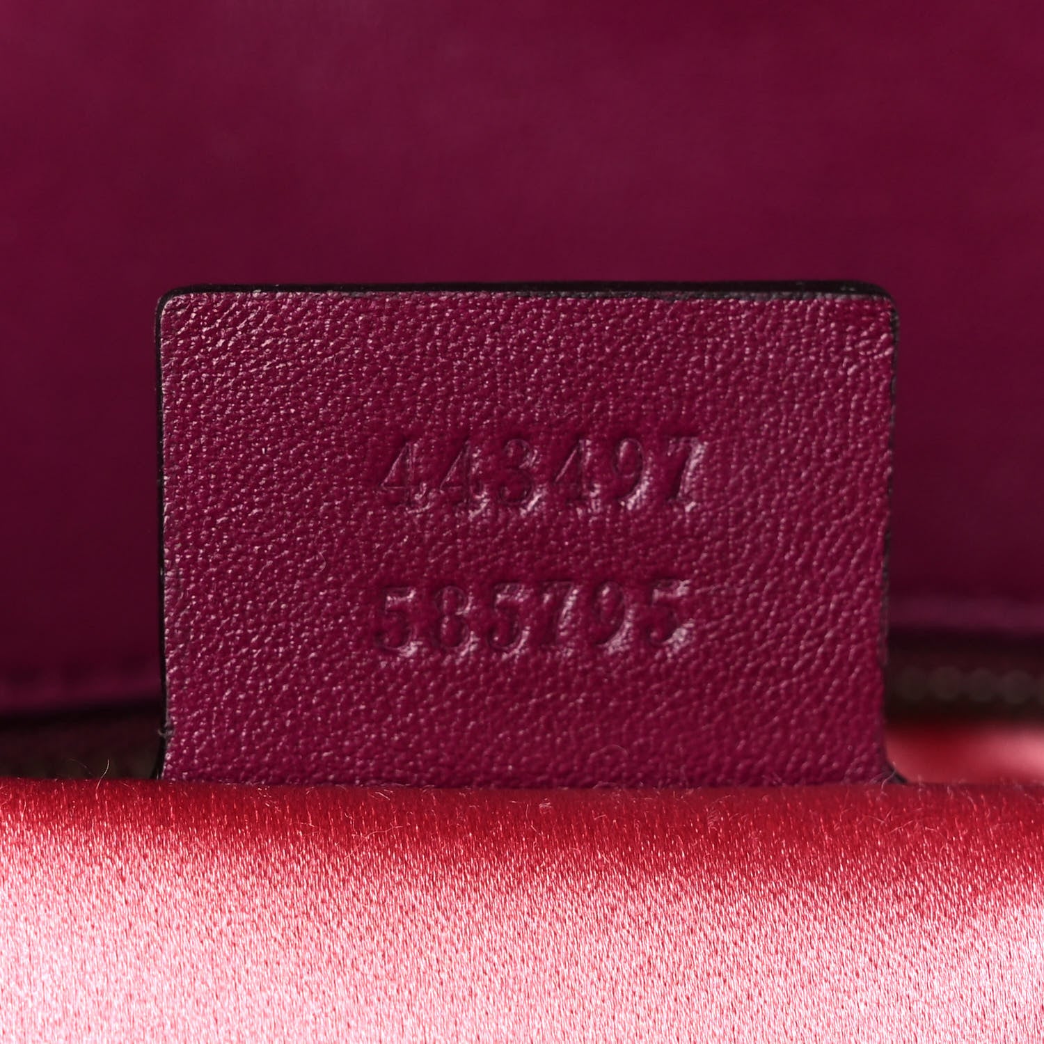 Gucci Velvet Matelasse Small GG Marmont Shoulder Bag Fuchsia Violet Cyclamen 6 of 10