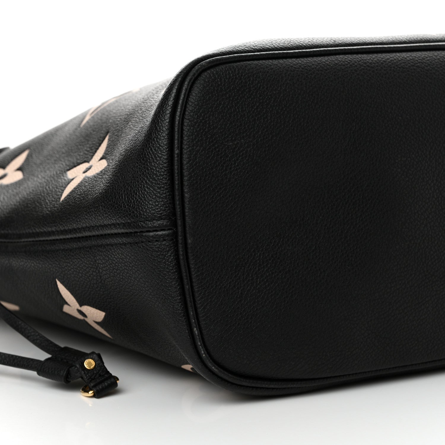 Louis Vuitton Empreinte Monogram Giant Neverfull MM Black Beige 9 of 10