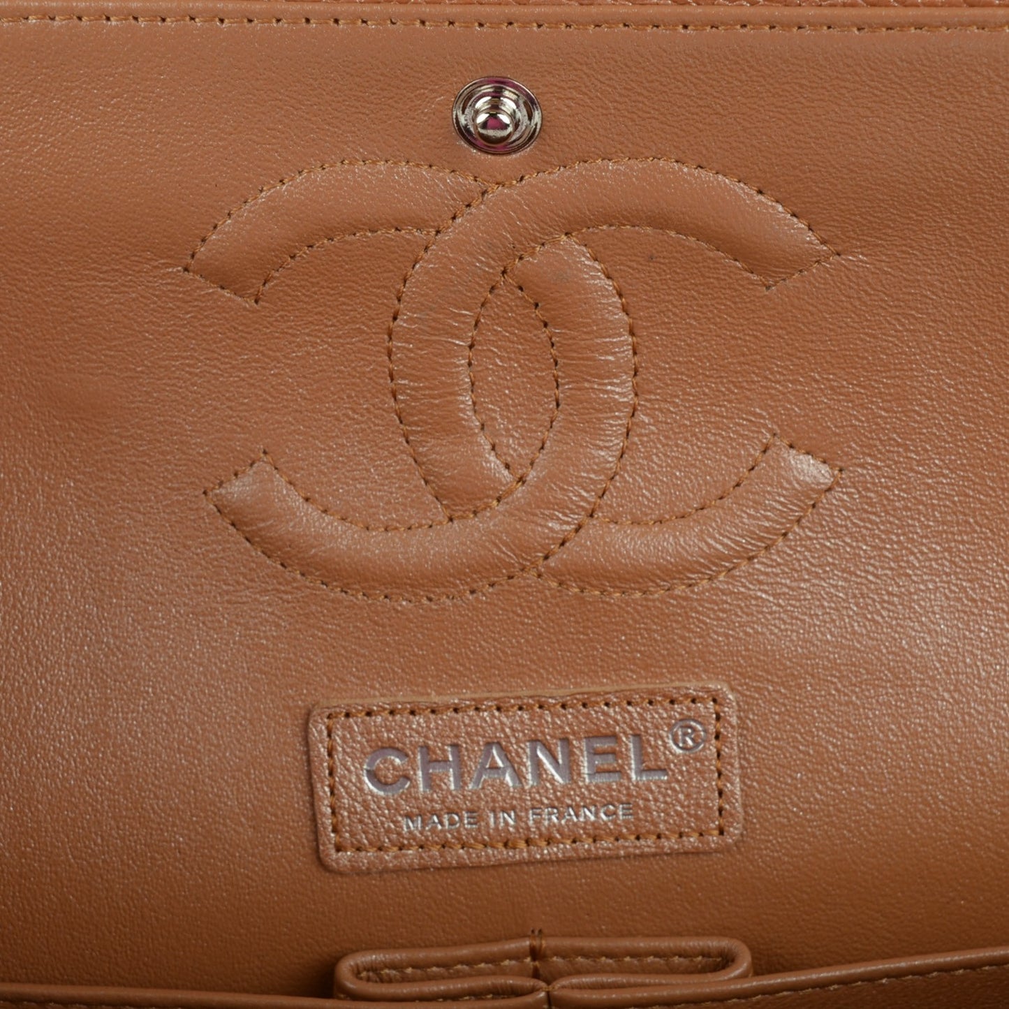 Pearly Caviar Quilted Medium Double Flap Pink