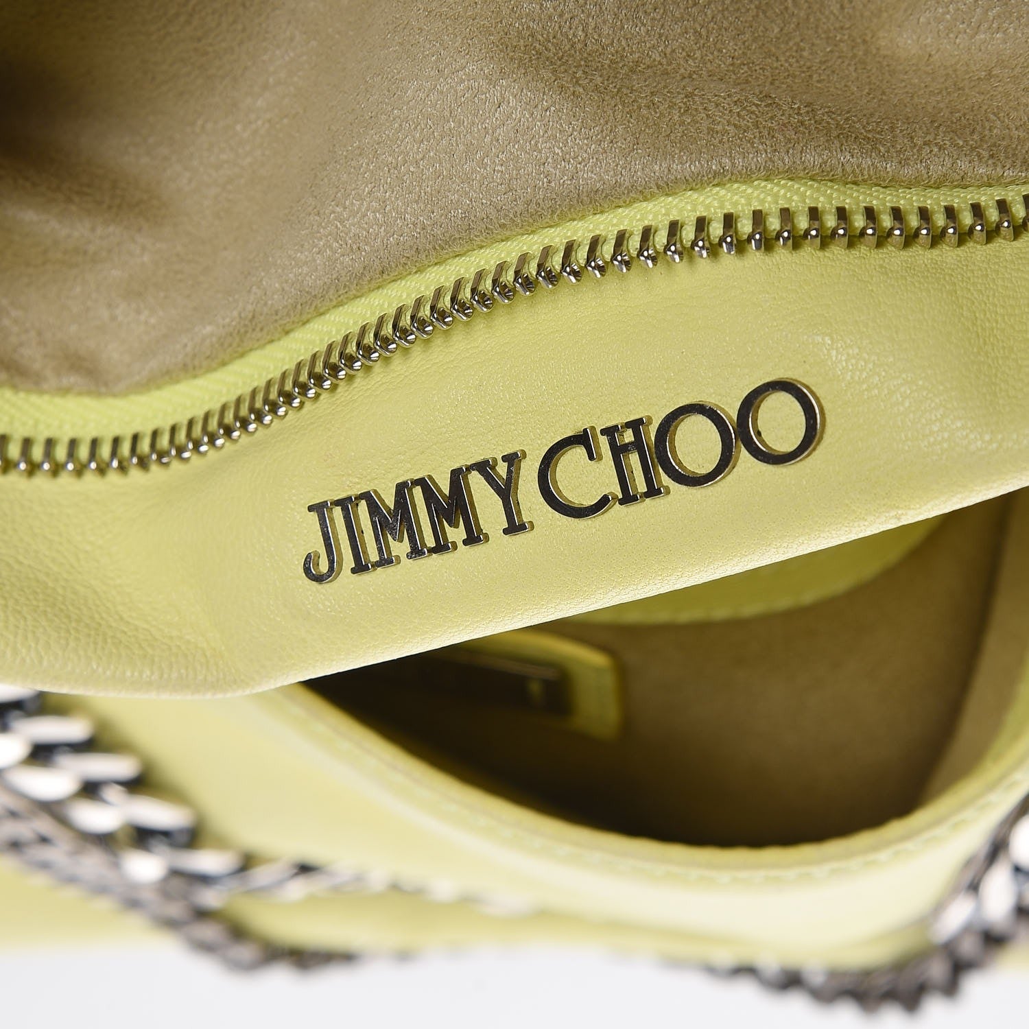 Jimmy Choo Lambskin Small Biker Hobo Yellow 6 of 12