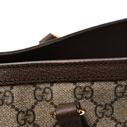 Gucci GG Supreme Monogram Medium Ophidia Shopping Tote Brown 13 of 15