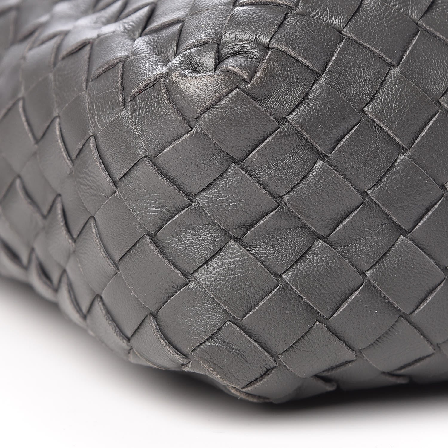 Bottega Veneta Nappa Intrecciato Small Camera Bag New Light Grey 8 of 11