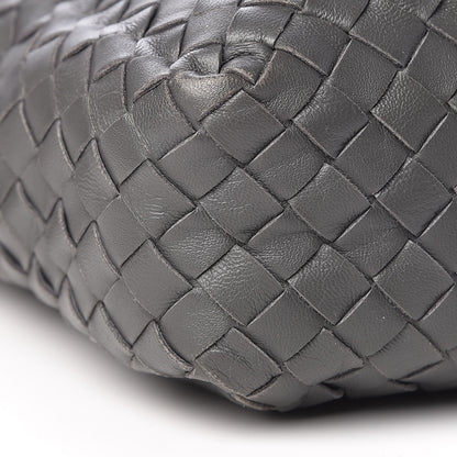 Bottega Veneta Nappa Intrecciato Small Camera Bag New Light Grey 8 of 11