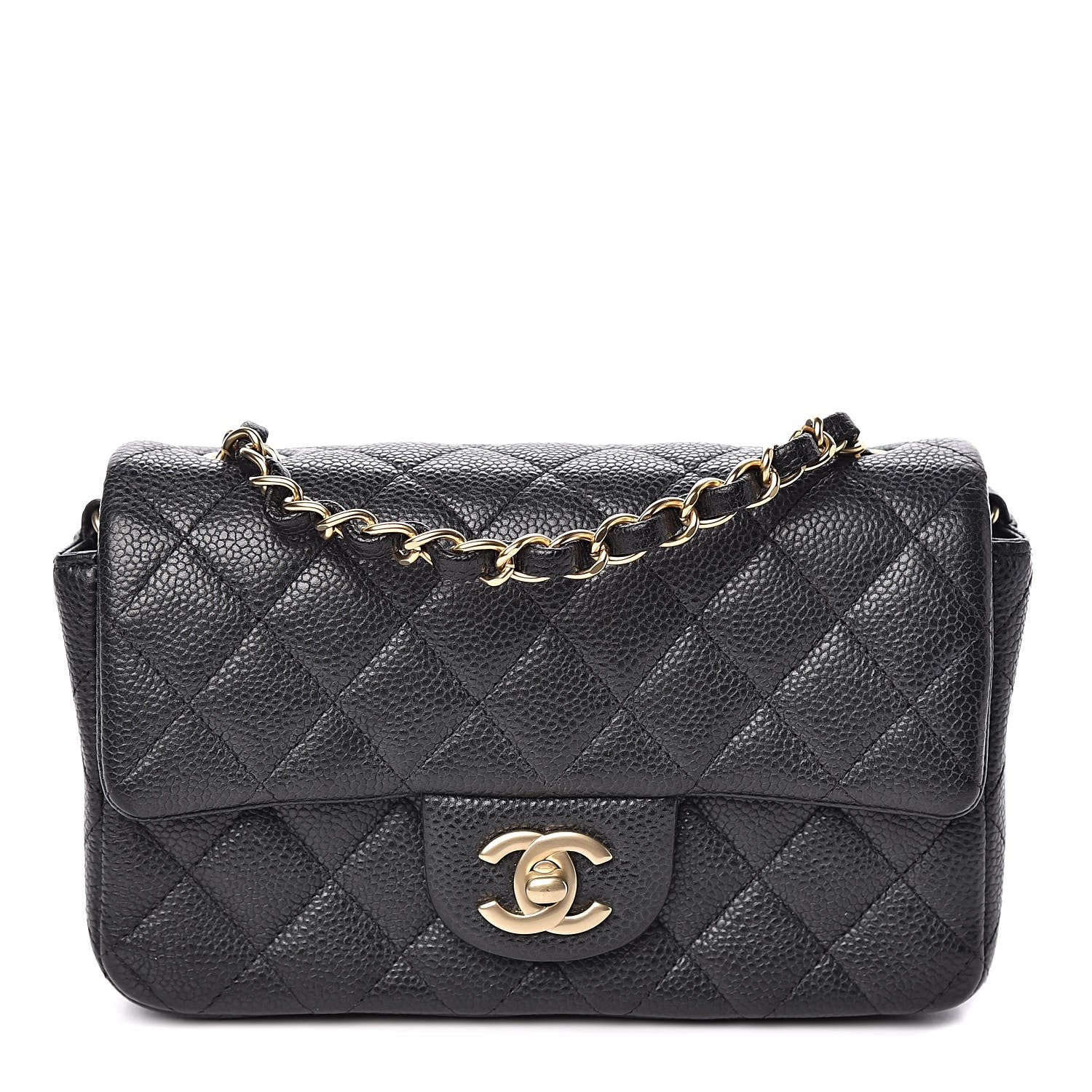 Chanel Caviar Quilted Mini Rectangular Flap Black 1 of 10