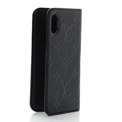 Louis Vuitton Empreinte iPhone X/XS Folio Case Black 3 of 7