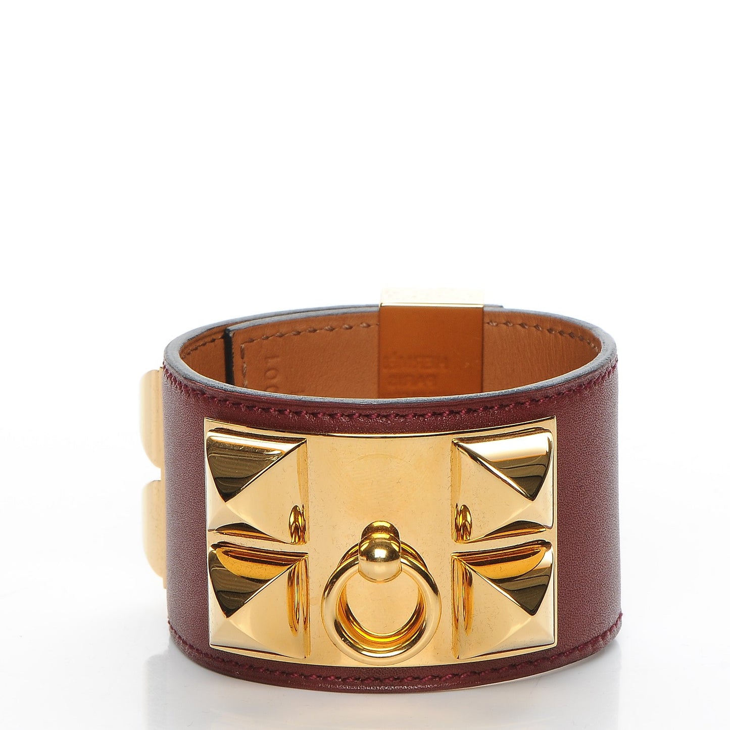 Tadelakt Collier De Chien CDC Bracelet S Rouge H