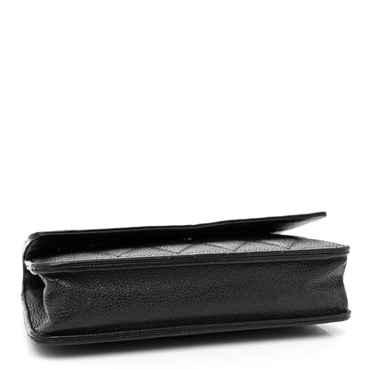 Chanel Caviar Quilted Wallet on Chain WOC Black 4 of 15