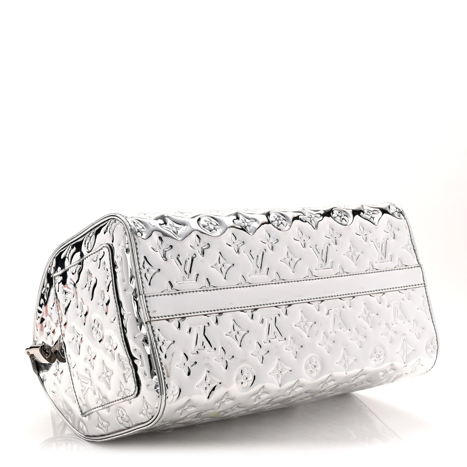 Louis Vuitton Monogram Miroir Speedy 30 Silver 4 of 11