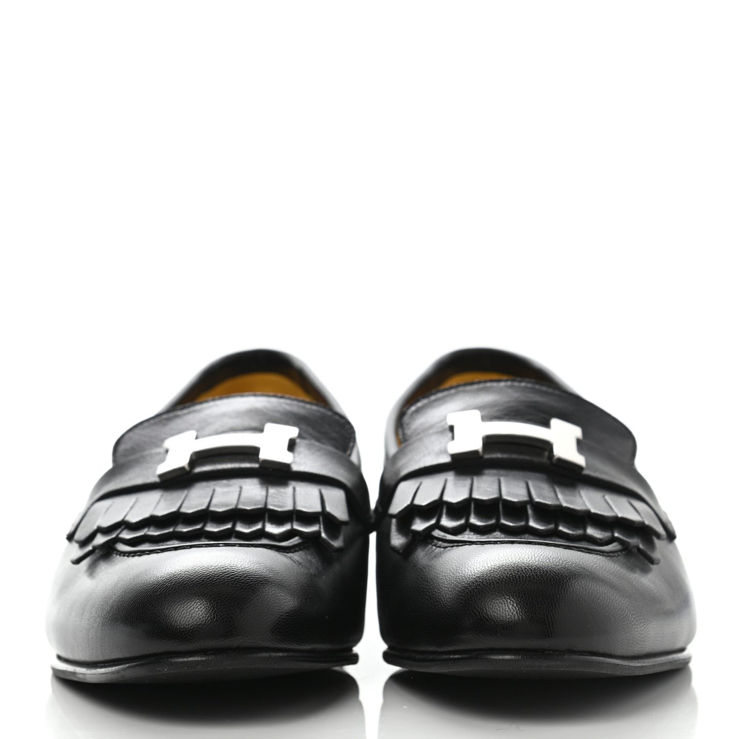Goatskin Womens Royal Loafers 41 Black