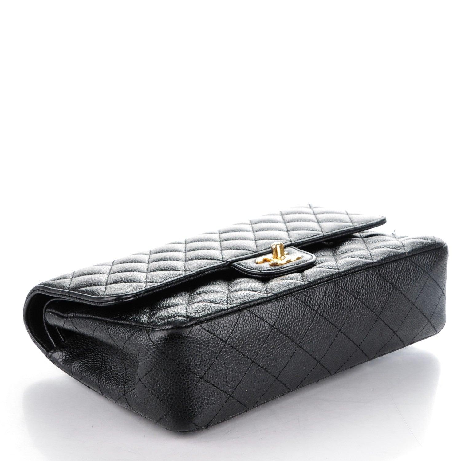 Chanel Caviar Quilted Medium Double Flap Black 4 of 9