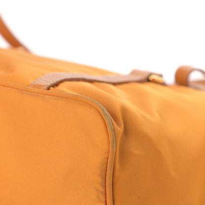 Prada Tessuto Nylon Soft Calf Tote Yellow 13 of 16
