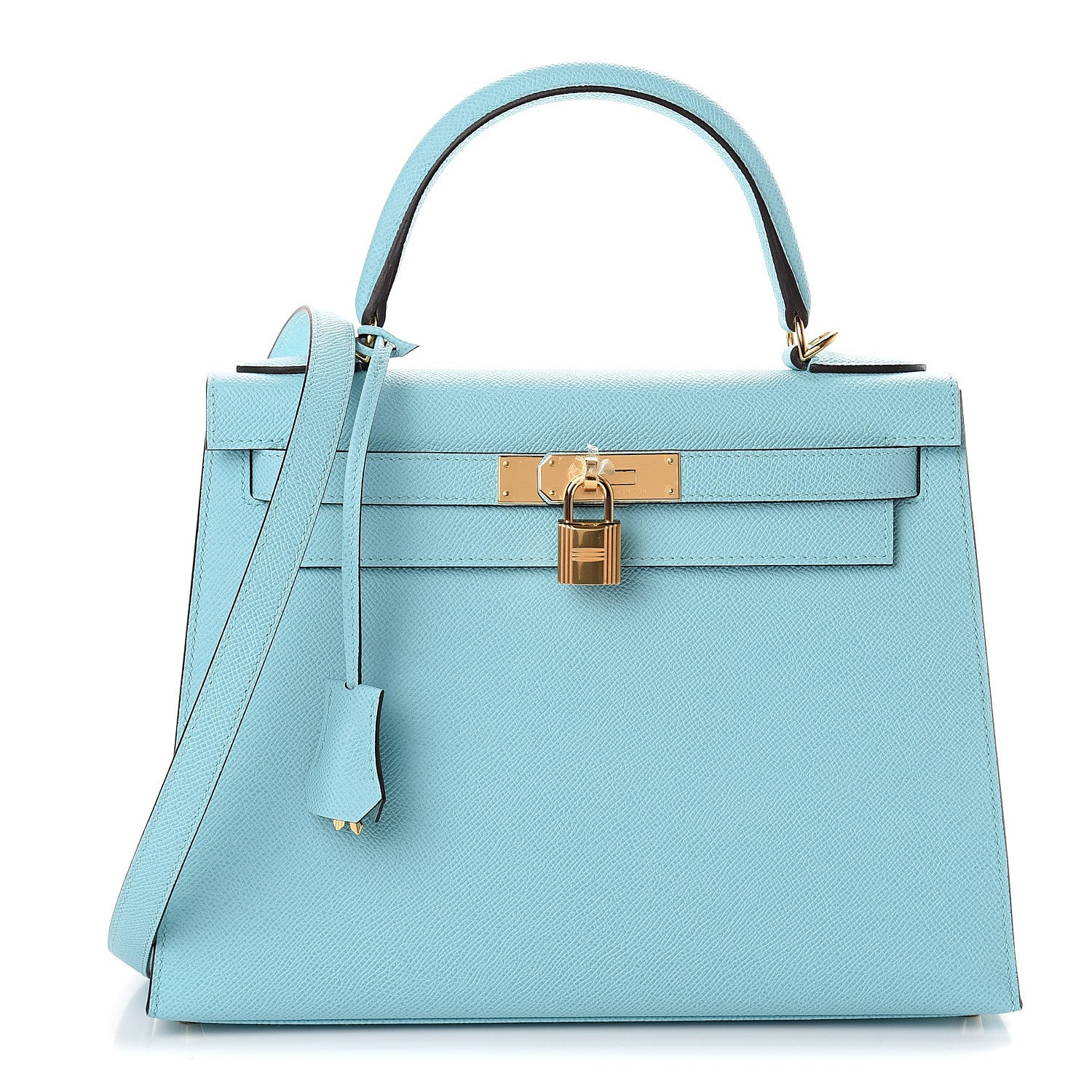 Hermes Epsom Kelly Sellier 28 Bleu Atoll 1 of 8
