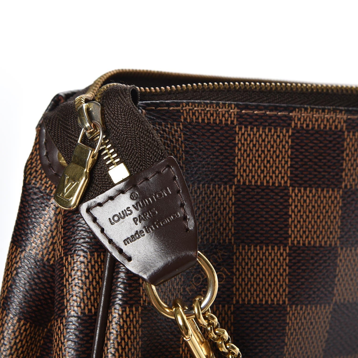 Louis Vuitton Damier Ebene Eva Clutch 7 of 9