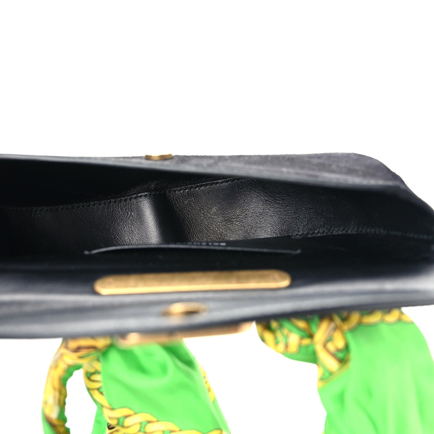 Balenciaga Suede Opera Clutch Bag Black 5 of 9