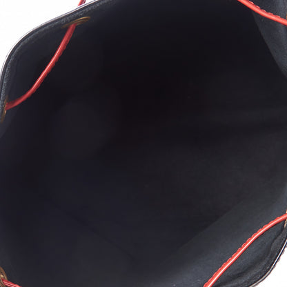 Louis Vuitton Epi Bi-Color Noe Castillan Red Black 9 of 9