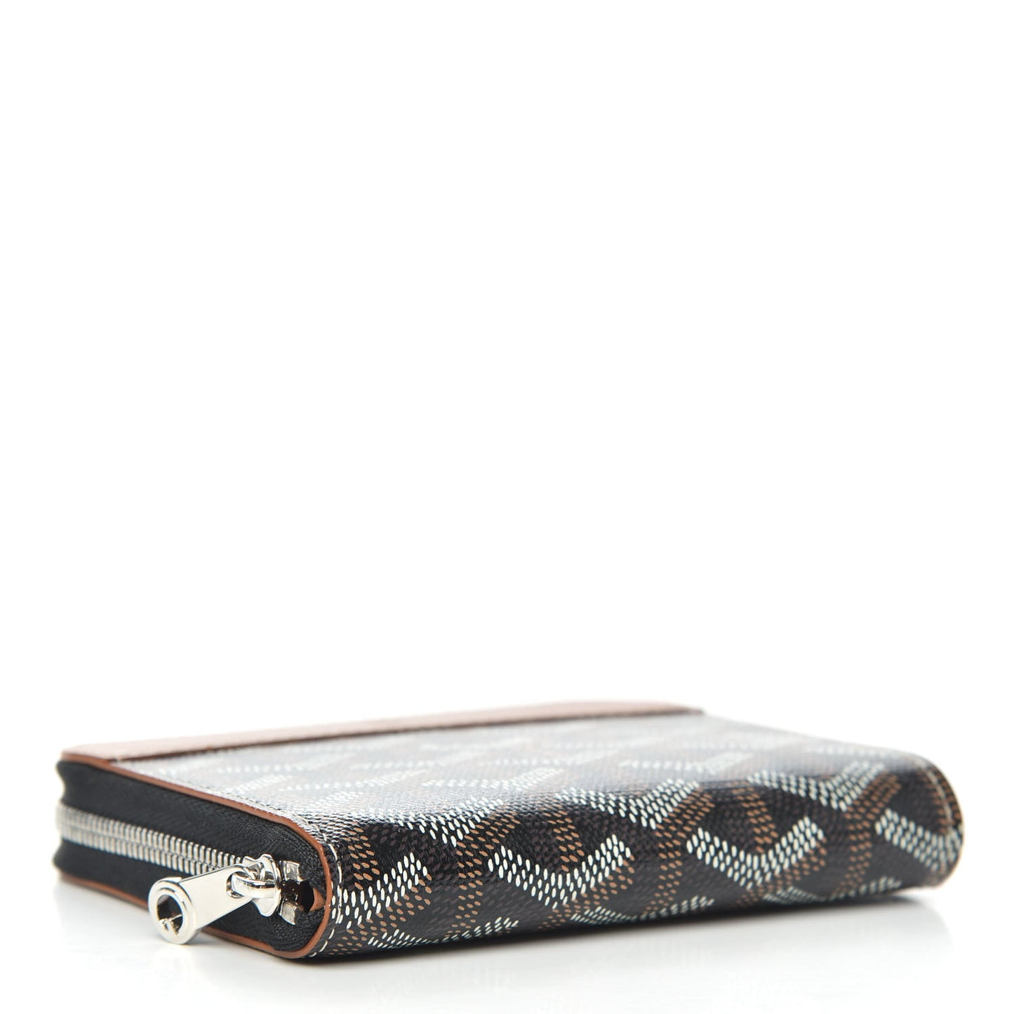 Goyardine Matignon PM Wallet Black Gold