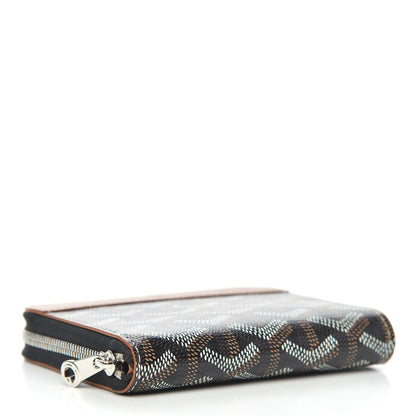 Goyard Goyardine Matignon PM Wallet Black Gold 4 of 6