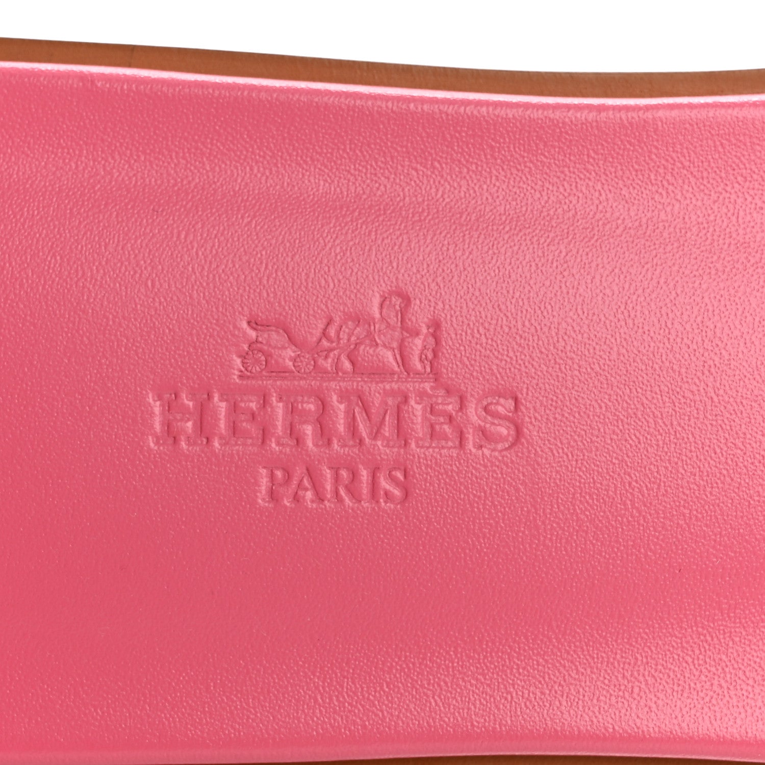 Hermes Suede Goatskin Oran Sandals 39.5 Rose Porcelaine 8 of 10