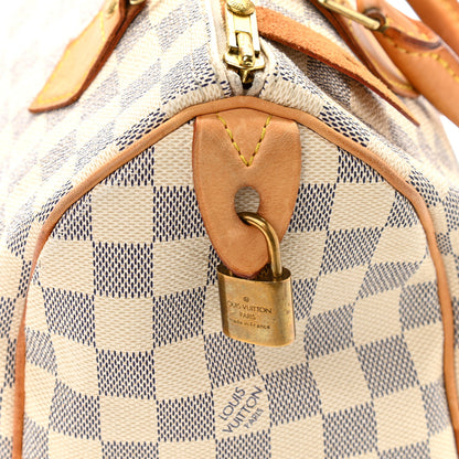 Louis Vuitton Damier Azur Speedy 25 19 of 20