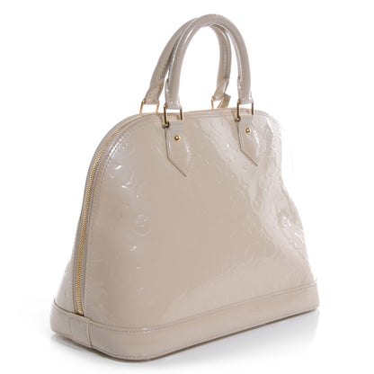 Louis Vuitton Vernis Alma PM Blanc Corail 3 of 9
