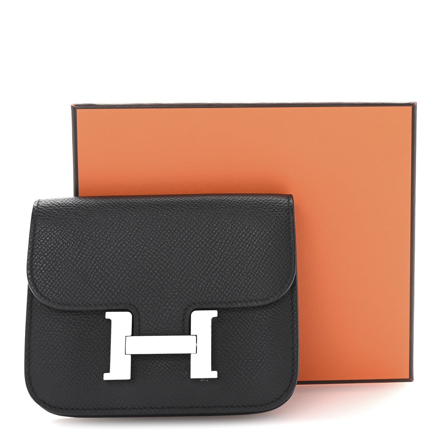 Hermes Epsom Constance Slim Wallet Black 9 of 9
