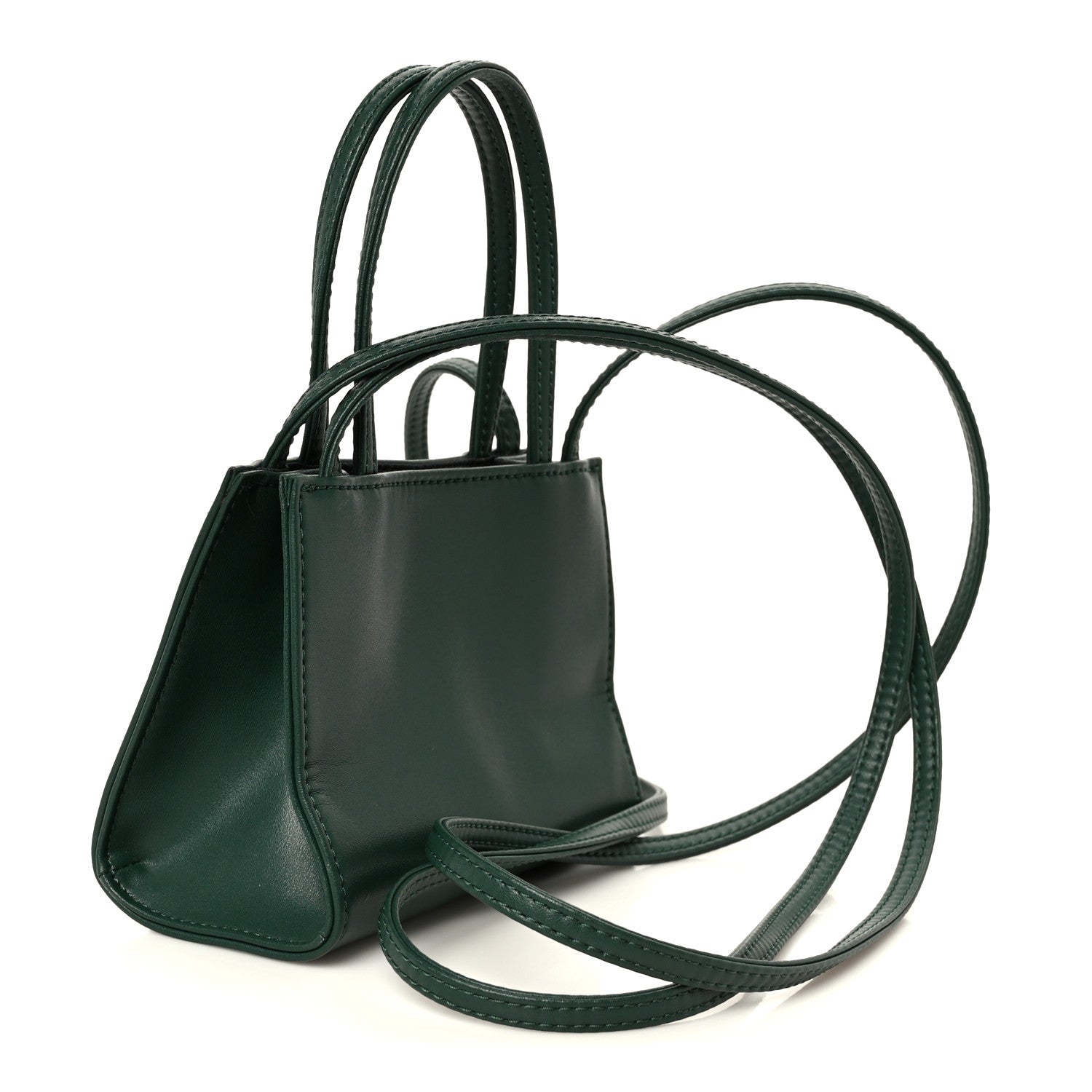 Telfar Vegan Leather Small Shopping Bag Leaf 3 of 10