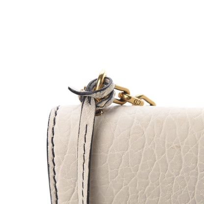 Christian Dior Canyon Grained Lambskin Small Dioraddict Flap Bag Ivory 11 of 12