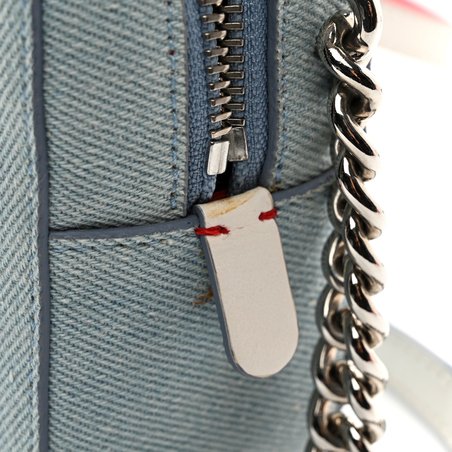 Christian Louboutin Denim Sequin Love Mini Rubylou Crossbody Blue Multicolor 12 of 12