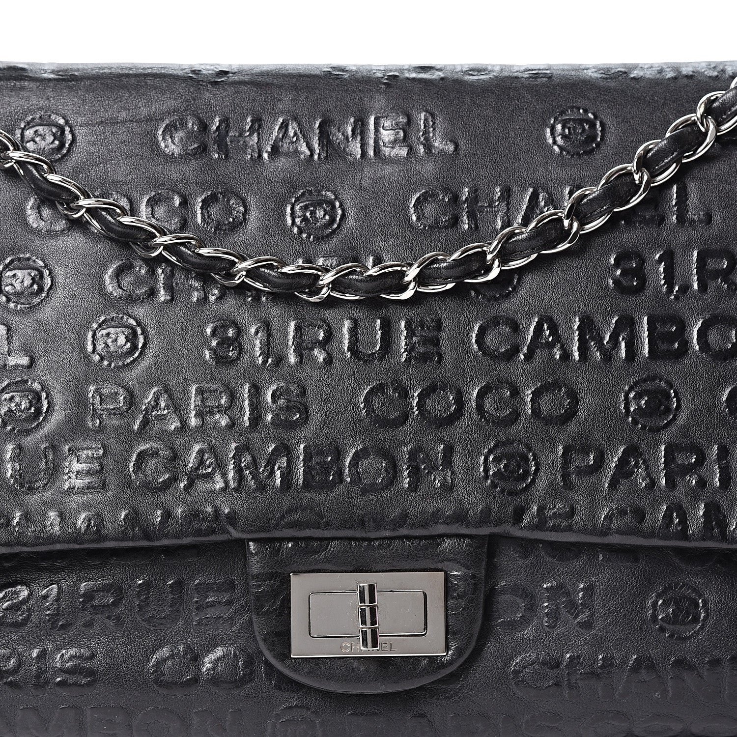 Chanel Calfskin Unlimited Jumbo Double Flap Black 7 of 10