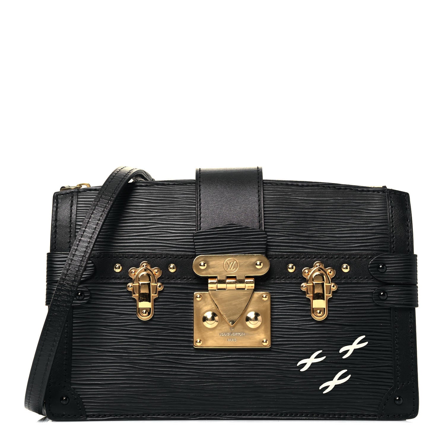 Louis Vuitton Epi Trunk Clutch Black 1 of 9