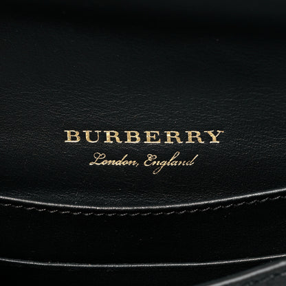 Burberry House Check Calfskin Mini Buckle Phone Crossbody Bag Black 5 of 8