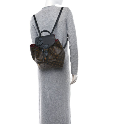 Louis Vuitton Monogram Montsouris PM Black 2 of 9