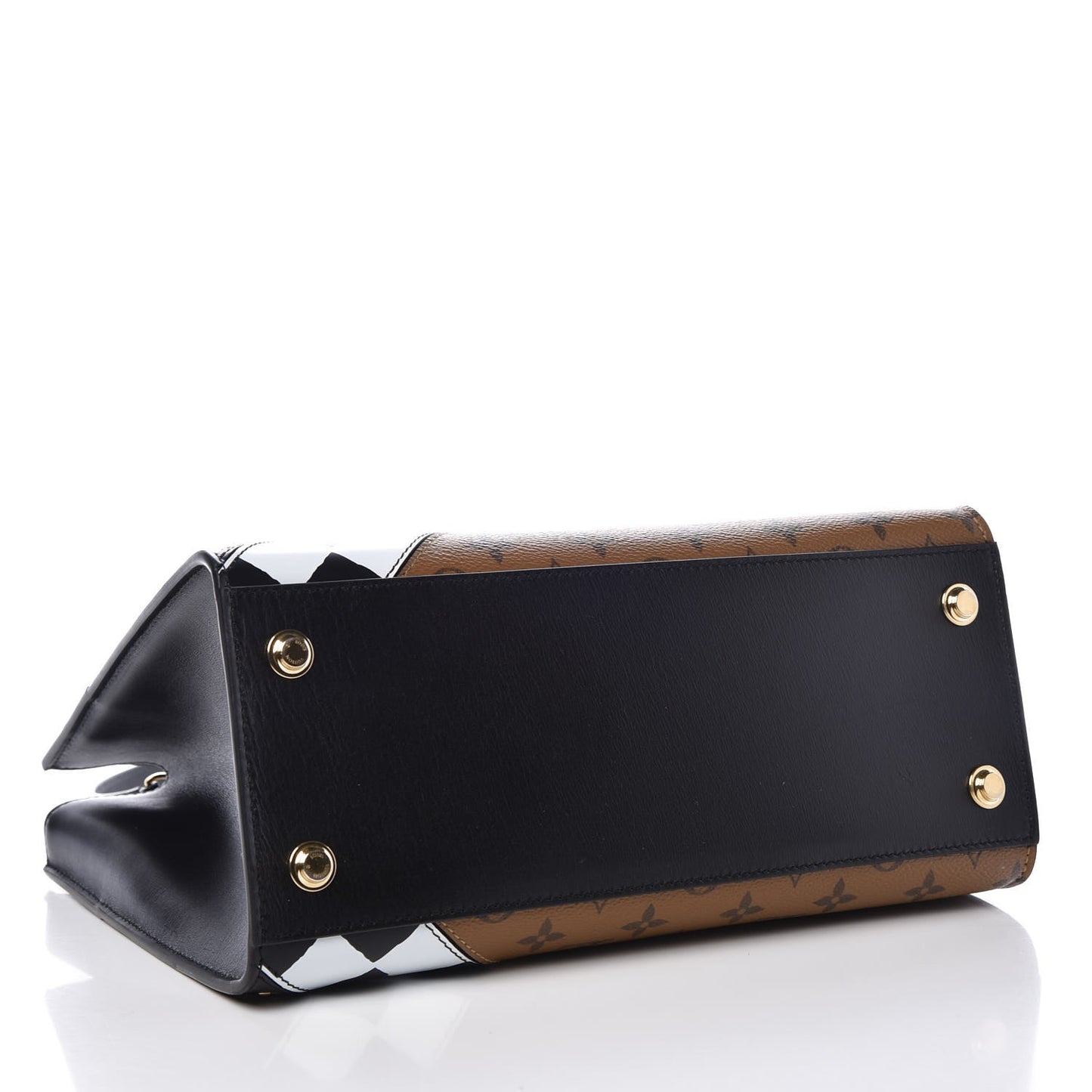Calfskin Reverse Monogram City Steamer MM