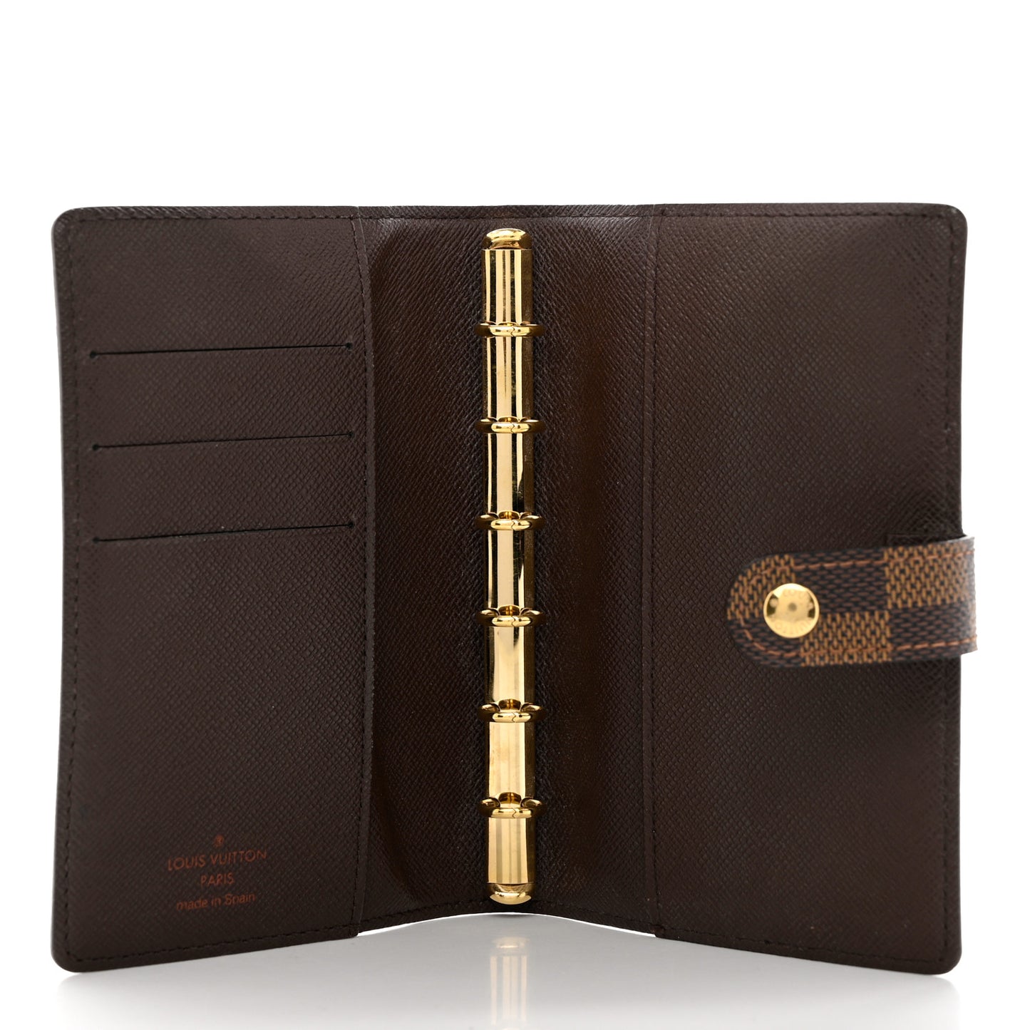 Damier Ebene Small Ring Agenda Cover