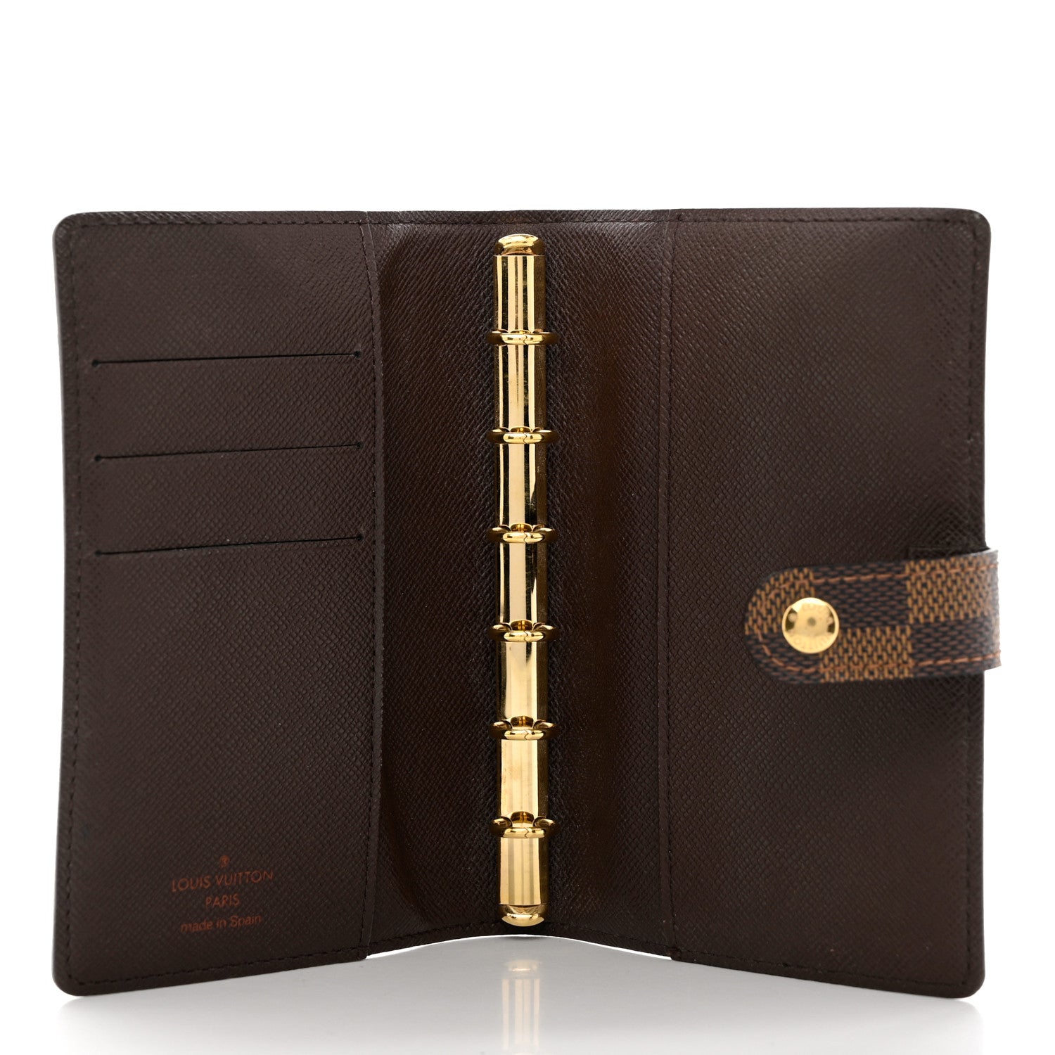 Louis Vuitton Damier Ebene Small Ring Agenda Cover 5 of 8